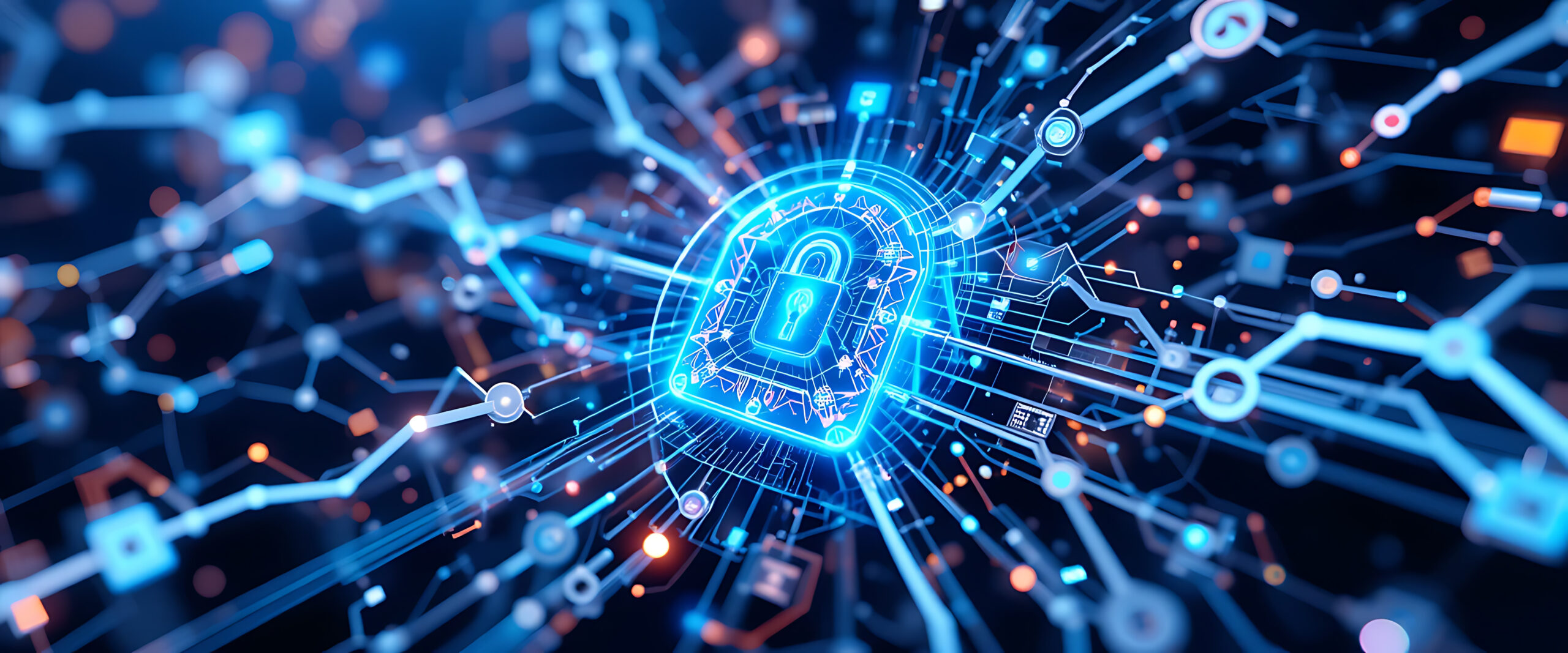 Abstract block chain technology system design for improving cyber security, high efficiency Internet technology, 3D, high quality, pop up, super smooth, connected,